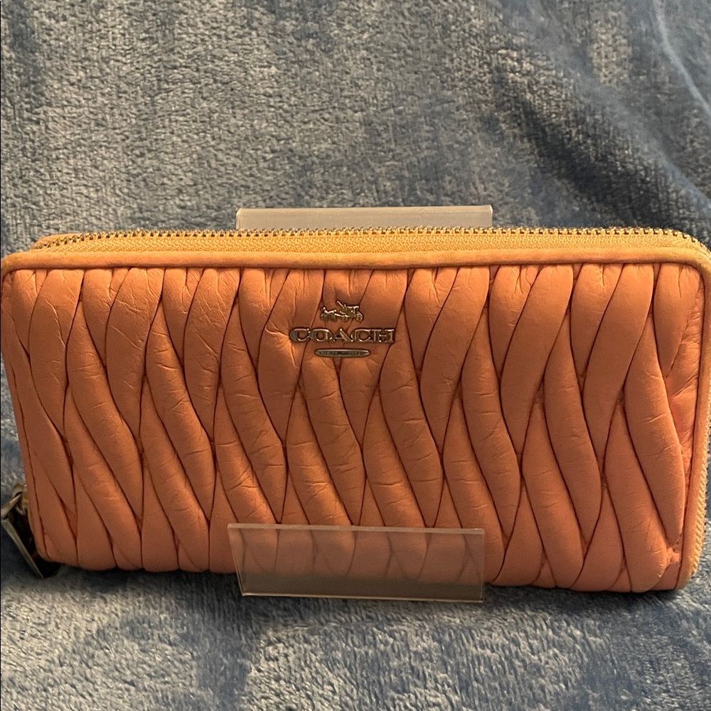Coach Quilted Continental Wallet